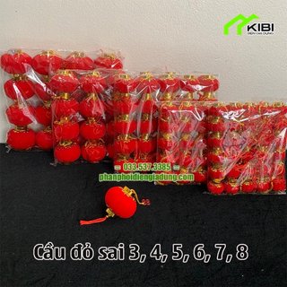Đèn lồng, quả đèn lồng đỏ trang trí tết size 3, size 4, size 5, size 6 và size 8