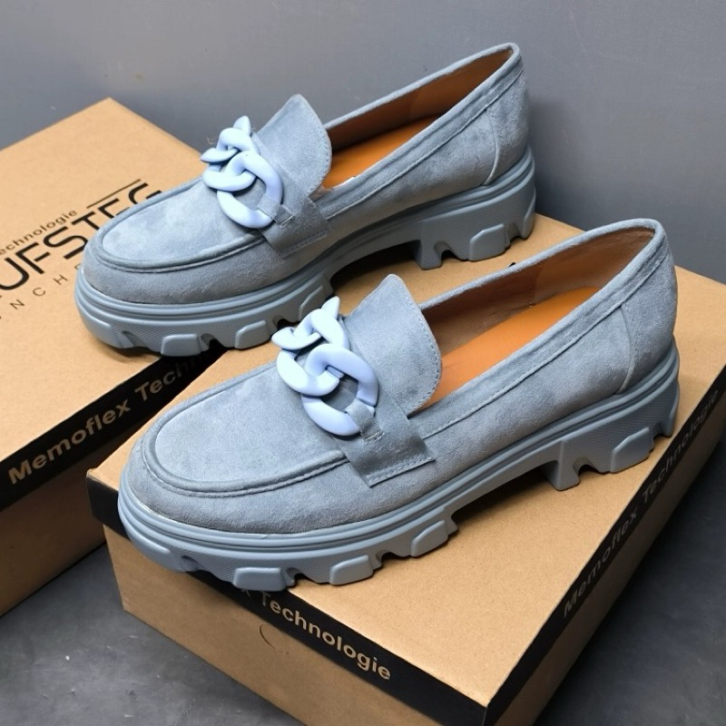 🌿ORDER- Giày Moca da lộn mix xích - hàng xuất Âu 36-41🍓