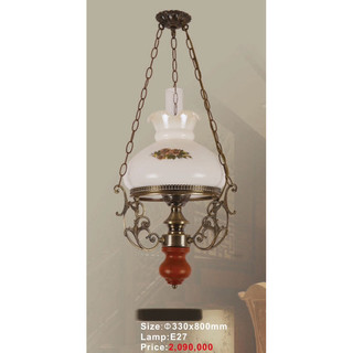 Đèn thả thờ 3 dây, đèn giả cổ