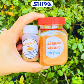 Artemia Sấy Khô - Thức Ăn Cho Cá Cảnh Hủ 10 gr/ 50gr - Cám Cho Cá Con/ Cá Guppy/ Cá Betta - Thuỷ Sinh - SHIWA