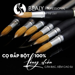  CỌ ĐẮP BỘT LÔNG CHỒN CÁN BẠC ĐỆM CAO SU 