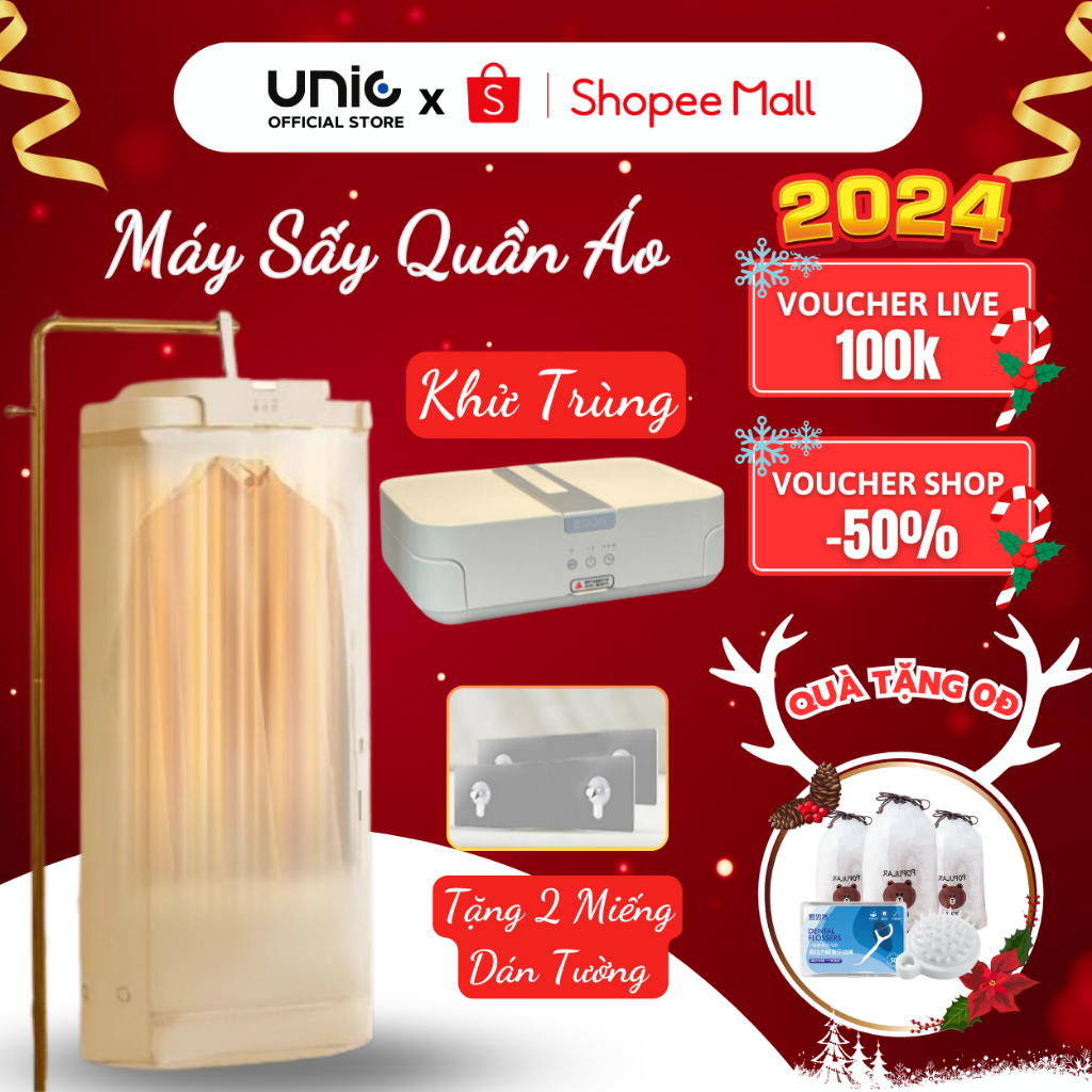 Máy Sấy Quần Áo METIS Gấp Gọn Treo Tường Di Động, Công Nghệ Sấy 3D, 2 Chế Độ Sấy, Khử Trùng Kép, Hẹn Giờ Thông Minh
