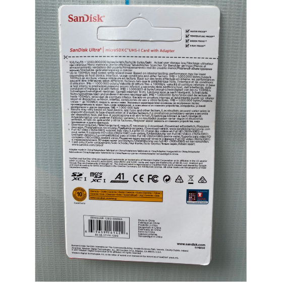 Thẻ nhớ MicroSD 32GB, 64GB, 128GB 100Mb/s Class 10 - Hàng CTY