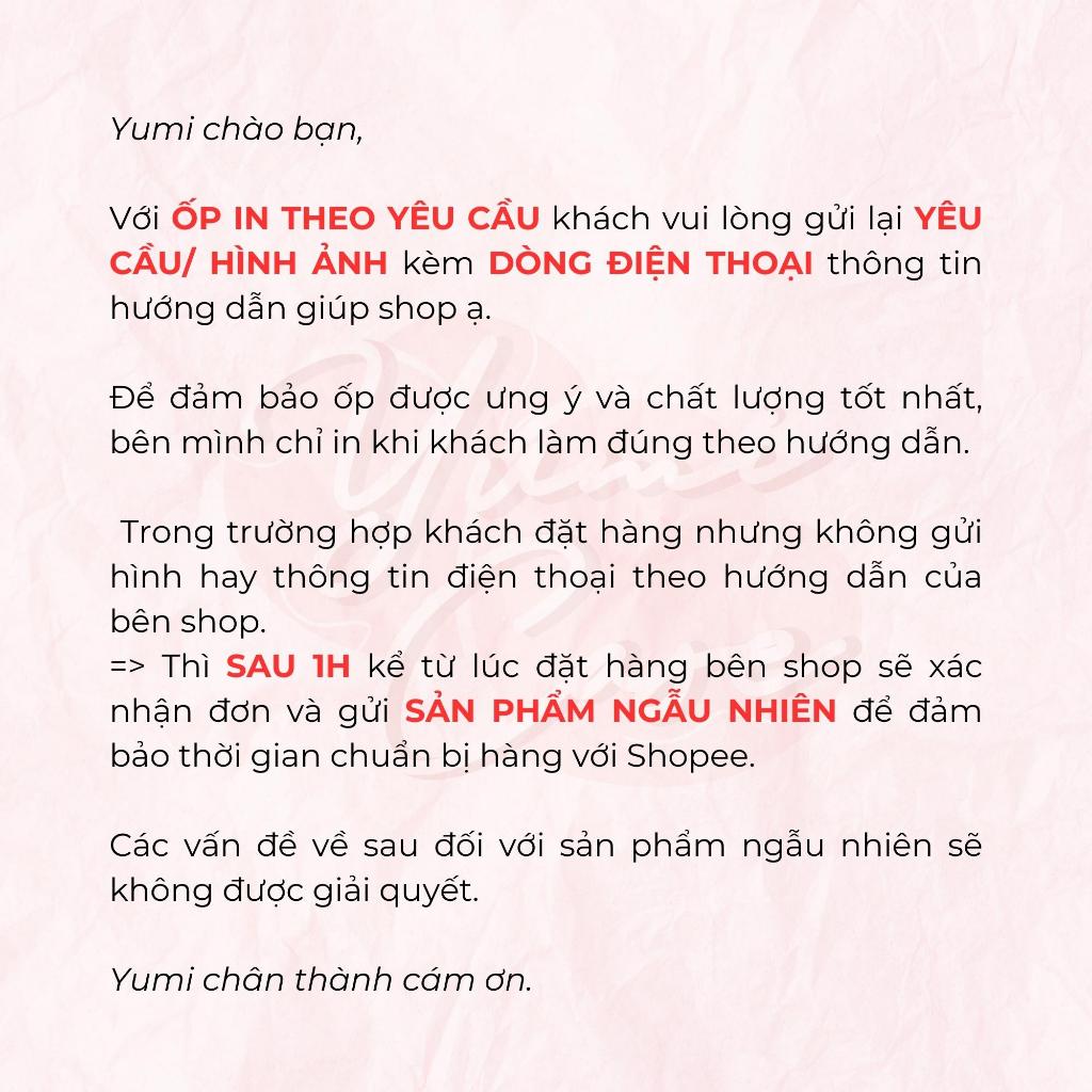 In ốp lưng theo yêu cầu cho tất cả dòng điện thoại Yumi Case - Đen mờ IP