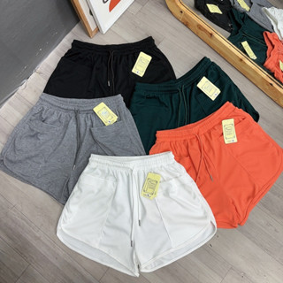 Quần đùi thể thao bigsize nữ tập gym vải gân tăm nhí Thoáng khí Phụ nữ Thoải mái Unisex mẫu hot siêu tôn dáng Q13