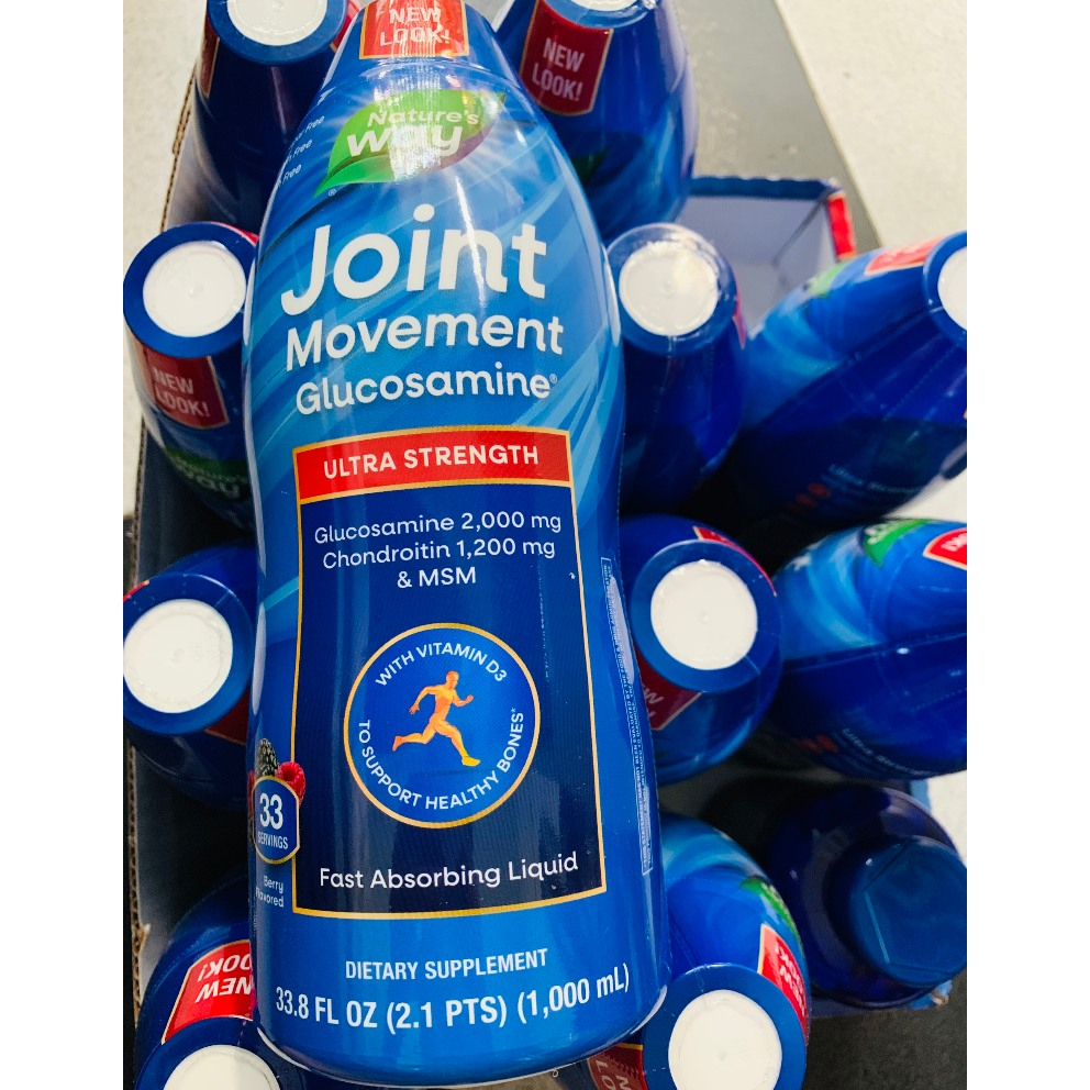Glu nước Joint Movement Glucosamine 1000ml glucosamin nước 1000ml khớp nước của Mỹ