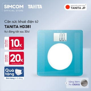 Cân điện tử sức khoẻ Tanita HD381 chính hãng nhật bản, hỗ trợ giảm cân, bảo hành 6 tháng, cho gia đình
