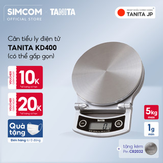 Cân tiểu ly điện tử nhà bếp Tanita KD400 1g, 5kg, chính hãng nhật bản, làm bánh, hỗ trợ giảm cân