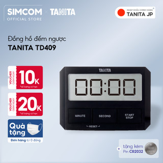 Đồng hồ đếm ngược hẹn giờ nấu ăn TANITA TD409 chính hãng nhật bảnbấm giờ điện tử, nhắc hẹn học sinh, tiện lợi