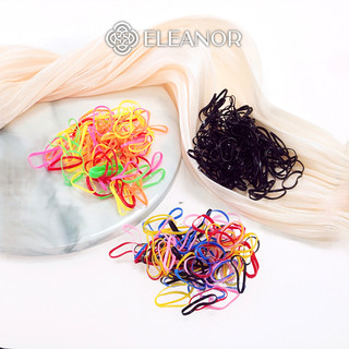Bịch 1000 dây thun buộc tóc nữ Eleanor Accessories dây cột nhiều màu sắc phụ kiện tóc 6750