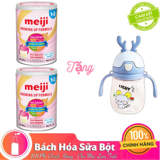 Combo 2 lon sữa bột meiji nhập khẩu số 1-3 tặng bình uống nước