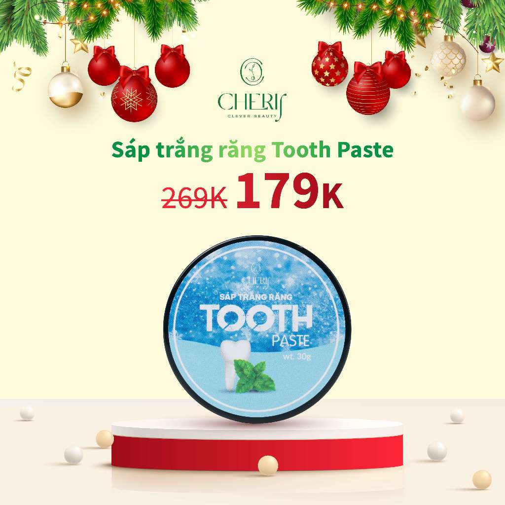 Kem Trắng Răng Dạng Sáp Tooth Paste Yen COSMETIC Làm Trắng Răng Giảm Hôi Miệng Làm Sạch Răng 60g