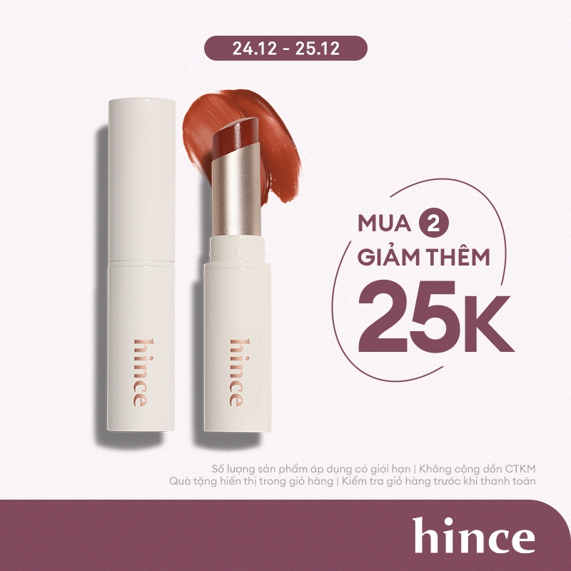 Son Dưỡng Có Màu hince Mood Enhancer Lip Glow 5.5G