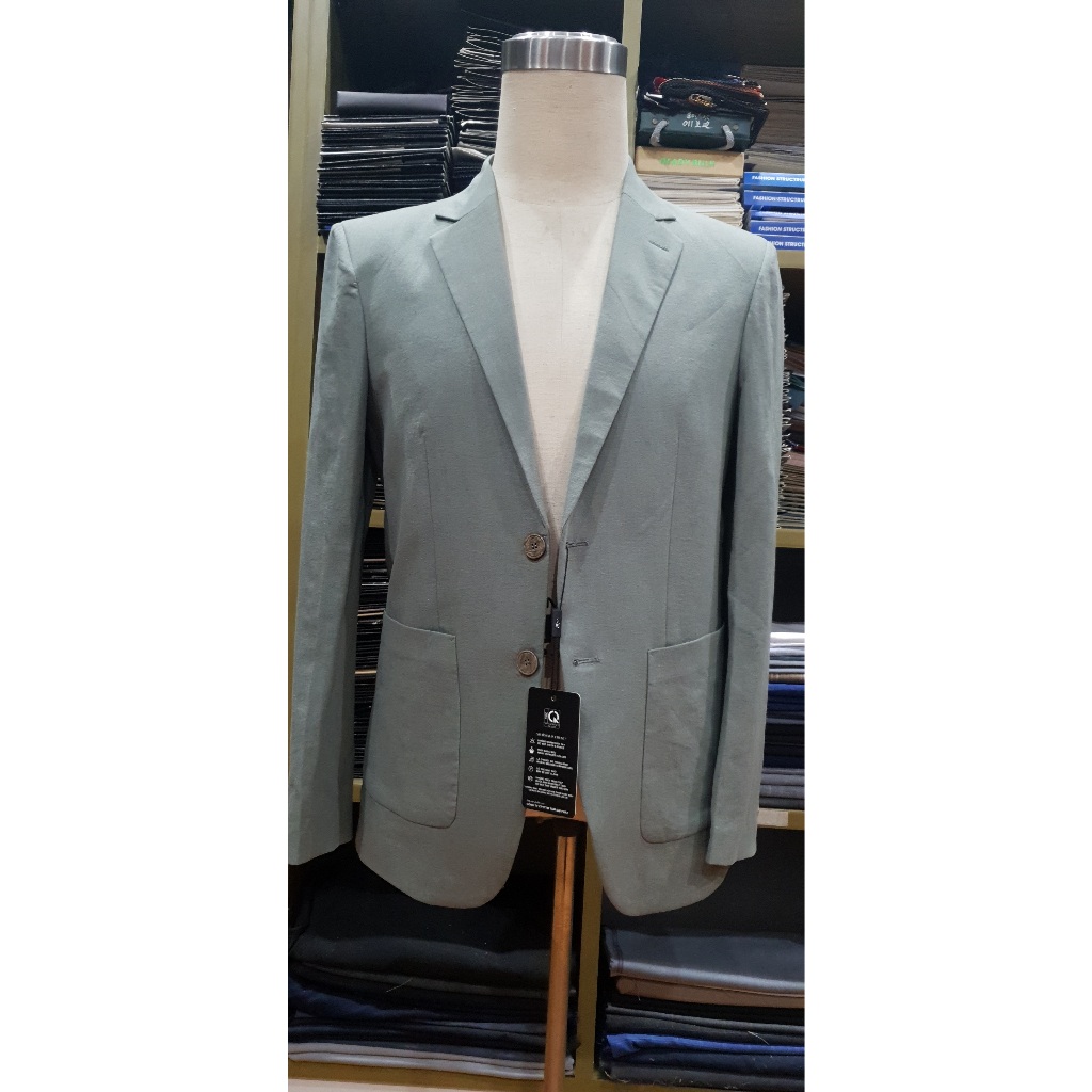 Áo khoác blazer nam DZIOS form rộng hàn quốc chất đũi cao cấp thoáng mát -  2 khuy cài trẻ trung cá tính