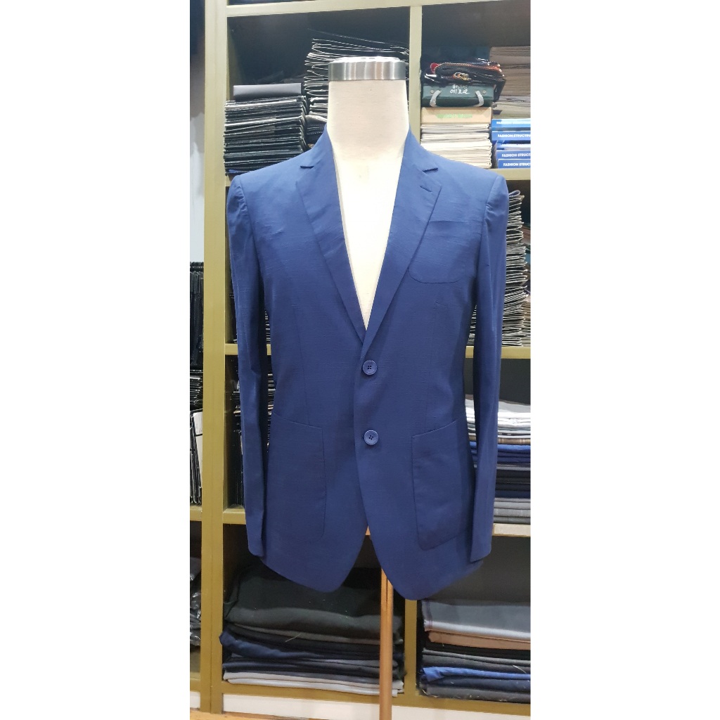 Áo khoác blazer nam DZIOS form rộng hàn quốc chất đũi cao cấp thoáng mát -  2 khuy cài trẻ trung cá tính