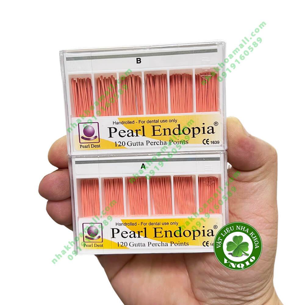 Cone phụ - Côn phụ nội nha Gutta A, B, C, D Pearl Endopia - Hộp 120 cây