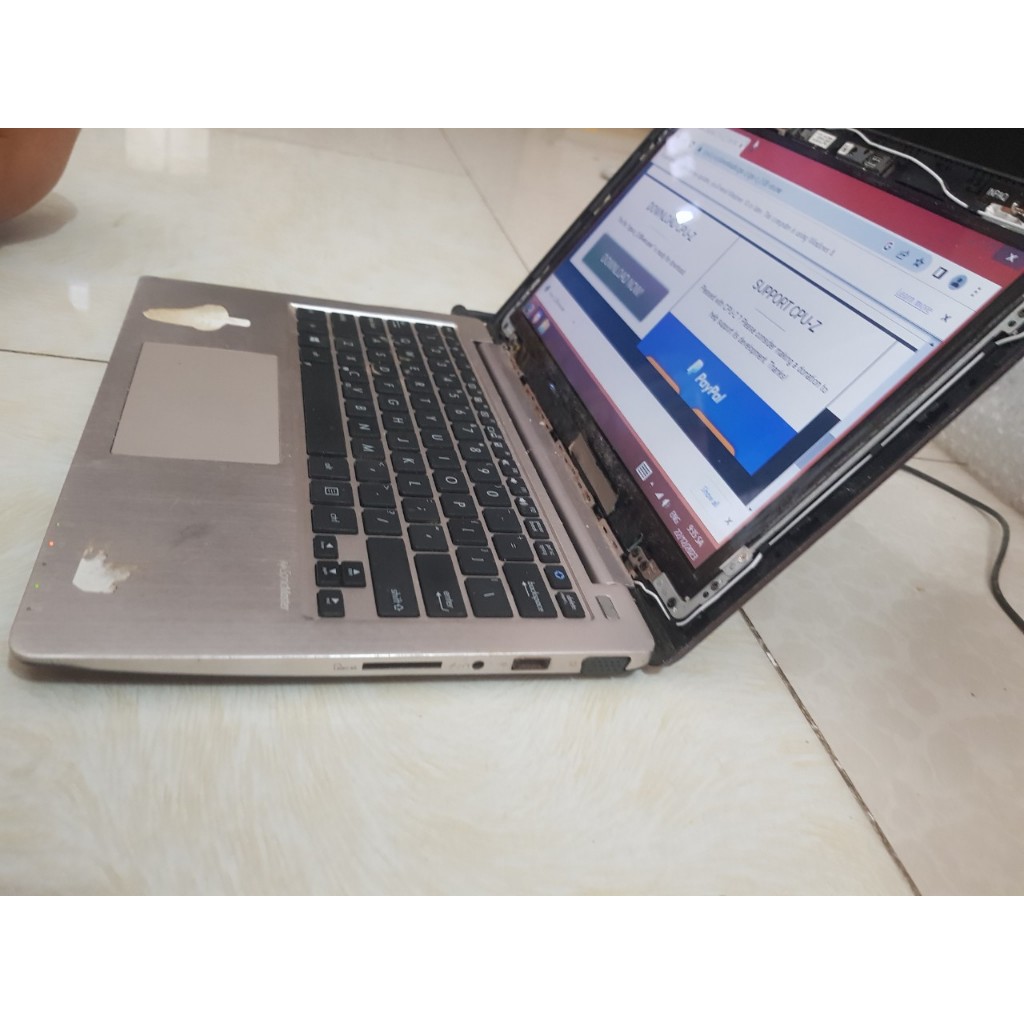 Laptop ASUS i3 màn  cảm ứng như điện thoại