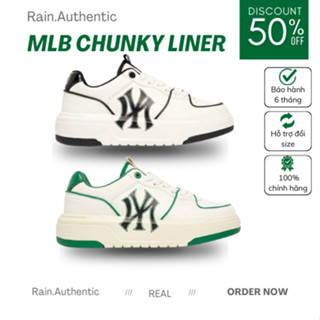 [CHÍNH HÃNG] Giày MLB Chunky Liner New York Yankees , Hàng Chuẩn Full Box