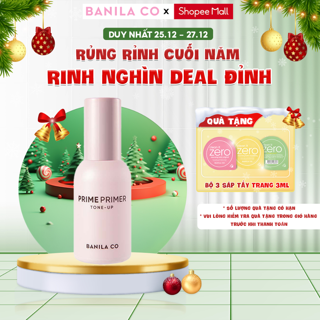 Kem lót BANILA CO Prime Primer Tone-Up 30ml nâng tông
