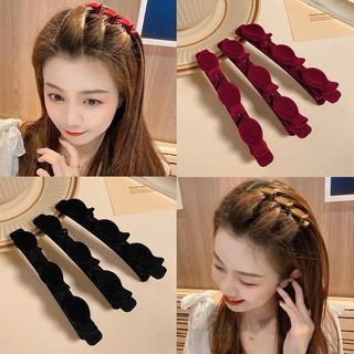 Kẹp tóc vải nhung, kẹp tóc phong cách Hàn Quốc 9.5cm 🍀Clovershop68🍀