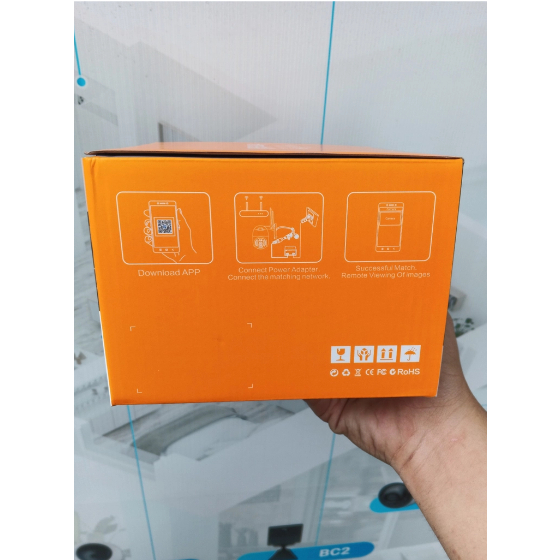 Camera Yoosee WiFi 2 Mắt Ngoài Trời Q36 Xem 2 Màn Hình Cùng Lúc 6.0Mpx Giám Sát Ngoài Trời