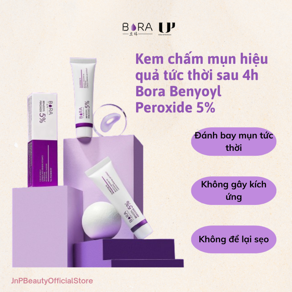 [Chính hãng] Gel chấm mụn Benzoyl peroxide 5% – Tuýp 15g