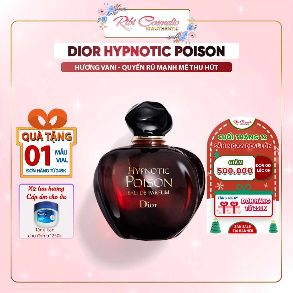 Nước Hoa Nữ ᴅɪᴏʀ Hypontic Poison, Hương Vị Trái Cấm - Quyến Rũ Thu Hút Ribicosmetics