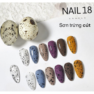 Top trứng cút Angels, sơn gel nail.