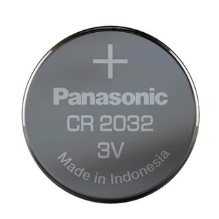 1 Viên Pin nút áo Panasonic CR2025 CR2032 Lithium 3V - Made in Indonesia dùng cho điều khiển từ xa, chìa khoá điện tử...