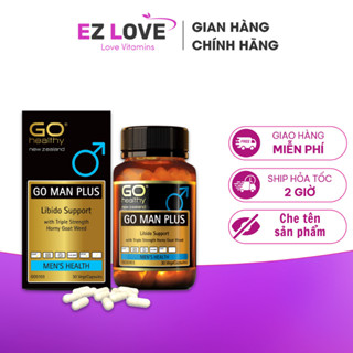  GO Man Plus New Zealand – Viên Uống Bổ Thận Tráng Dương Tăng Sinh Lý Nam Tự Nhiên hộp 30 viên 