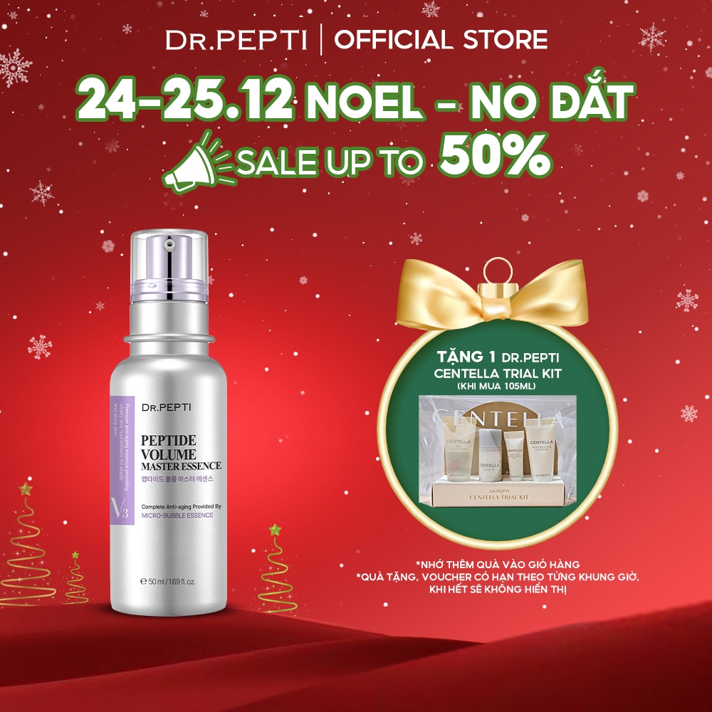 Tinh chất dưỡng trắng da Dr.Pepti Peptide Volume Master Essence 105ml/50ml