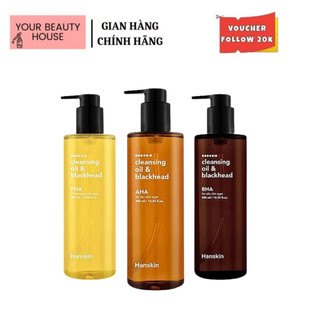 Dầu tẩy trang cho da khô, da dầu chứa aha, bha,pha 300ml