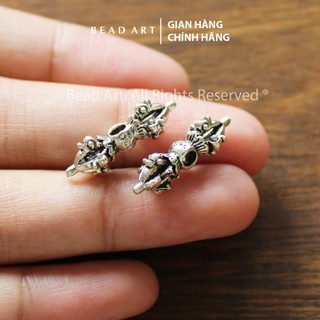 [1 Cái] Charm Kim Cang Chuỳ (Chày Kim Cương) Bạc 925 Phối Vòng Tay Phong Thuỷ, Chuỗi Hạt S50 - Bead Art