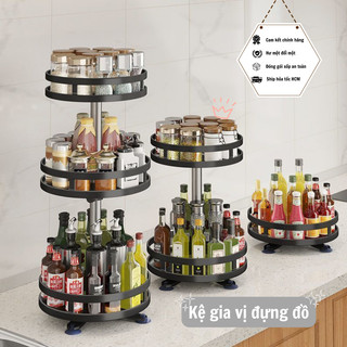Kệ đựng gia vị mint decor 2 3 tầng dụng cụ nhà bếp gia dụng đồ dùng tiện dụng