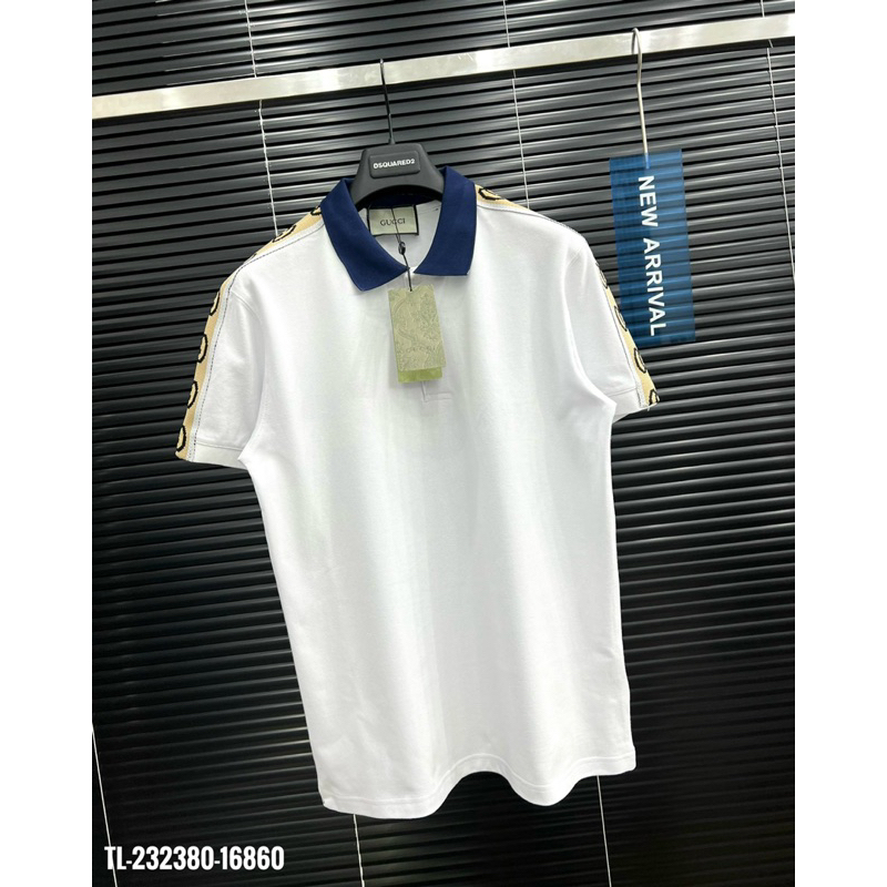 🔥Hot🔥Áo polo GC phối cổ thêu vai thiết kế hot trend Nam nữ New 2024
