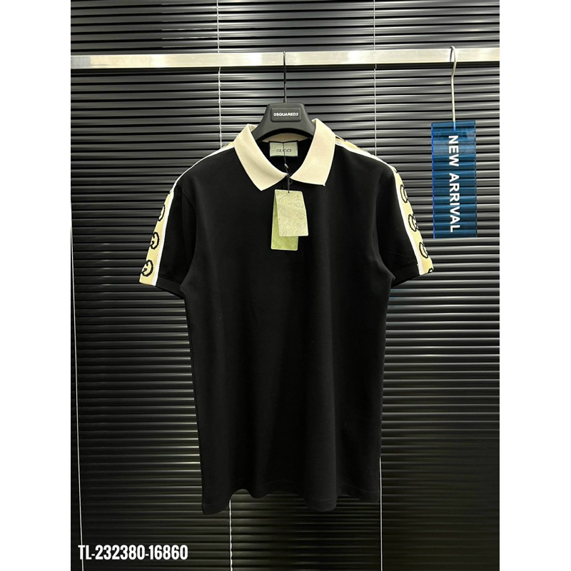 🔥Hot🔥Áo polo GC phối cổ thêu vai thiết kế hot trend Nam nữ New 2024