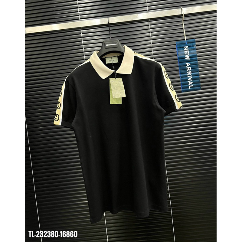 🔥Hot🔥Áo polo GC phối cổ thêu vai thiết kế hot trend Nam nữ New 2024