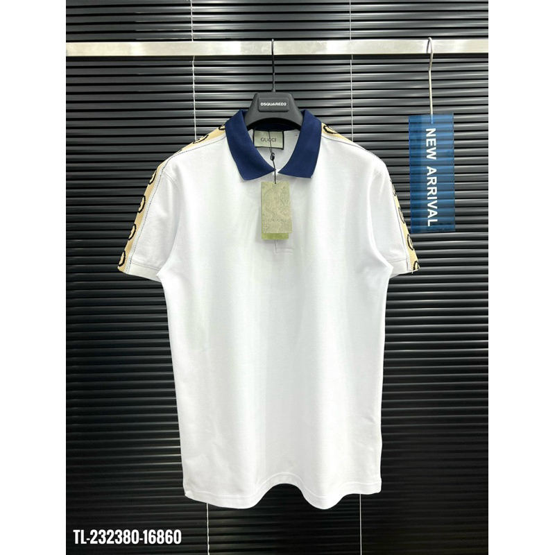 🔥Hot🔥Áo polo GC phối cổ thêu vai thiết kế hot trend Nam nữ New 2024