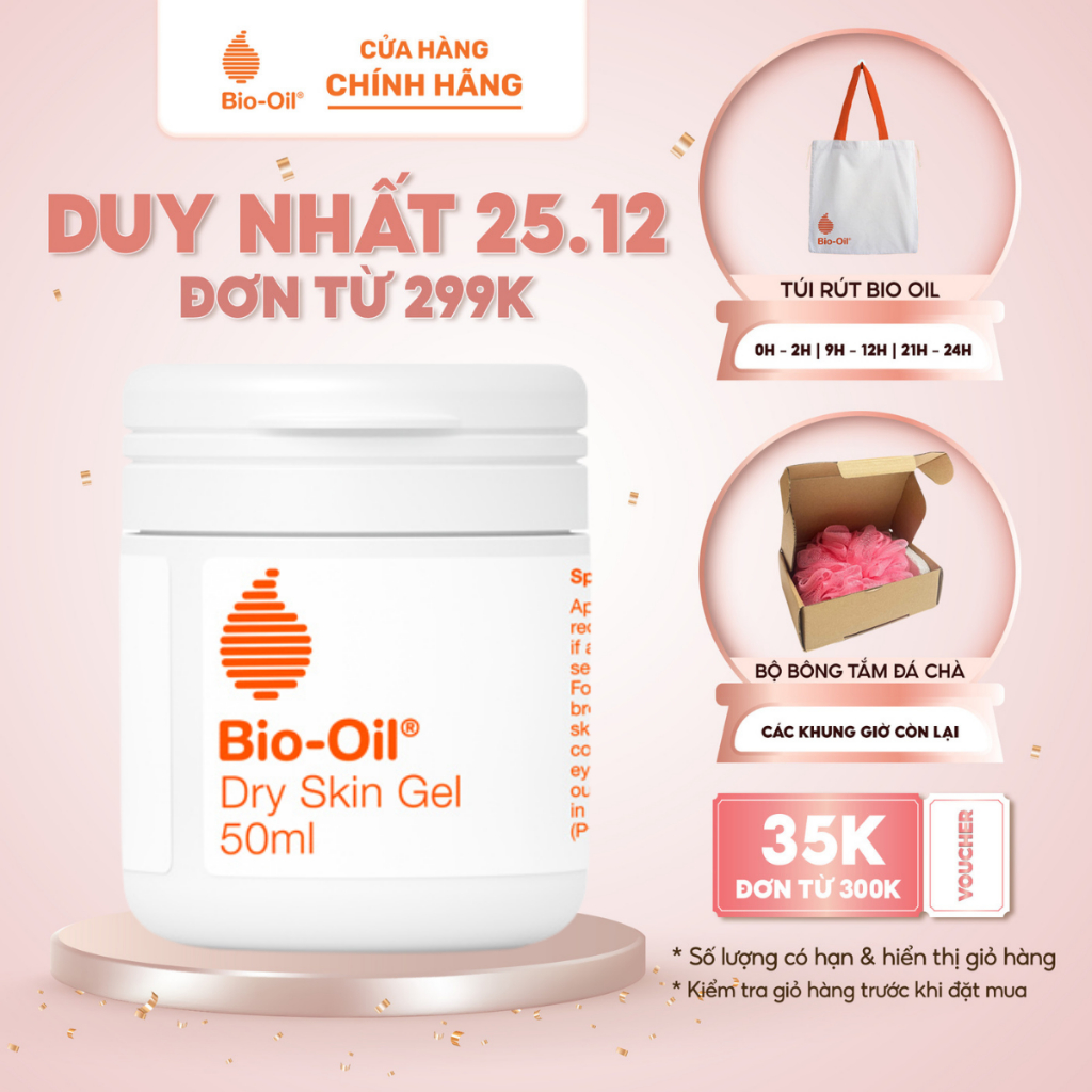 Gel chăm sóc da chuyên biệt dành cho da khô - BIO-OIL DRY SKIN GEL (lọ 50ml)