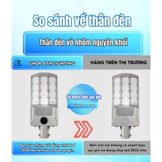 Đèn năng lượng mặt trời sân vườn,đèn đường bàn chải,300W,400W,500W vỏ nhôm