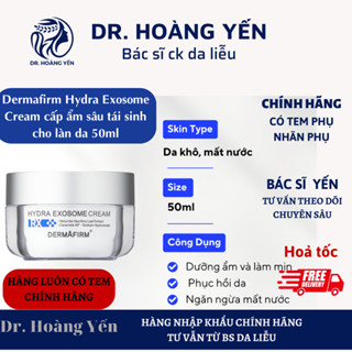 [CHÍNH HÃNG] Kem dưỡng Dermafirm Hydra Exosome Cream cấp ẩm sâu tái sinh cho làn da 50ml - BS Yến