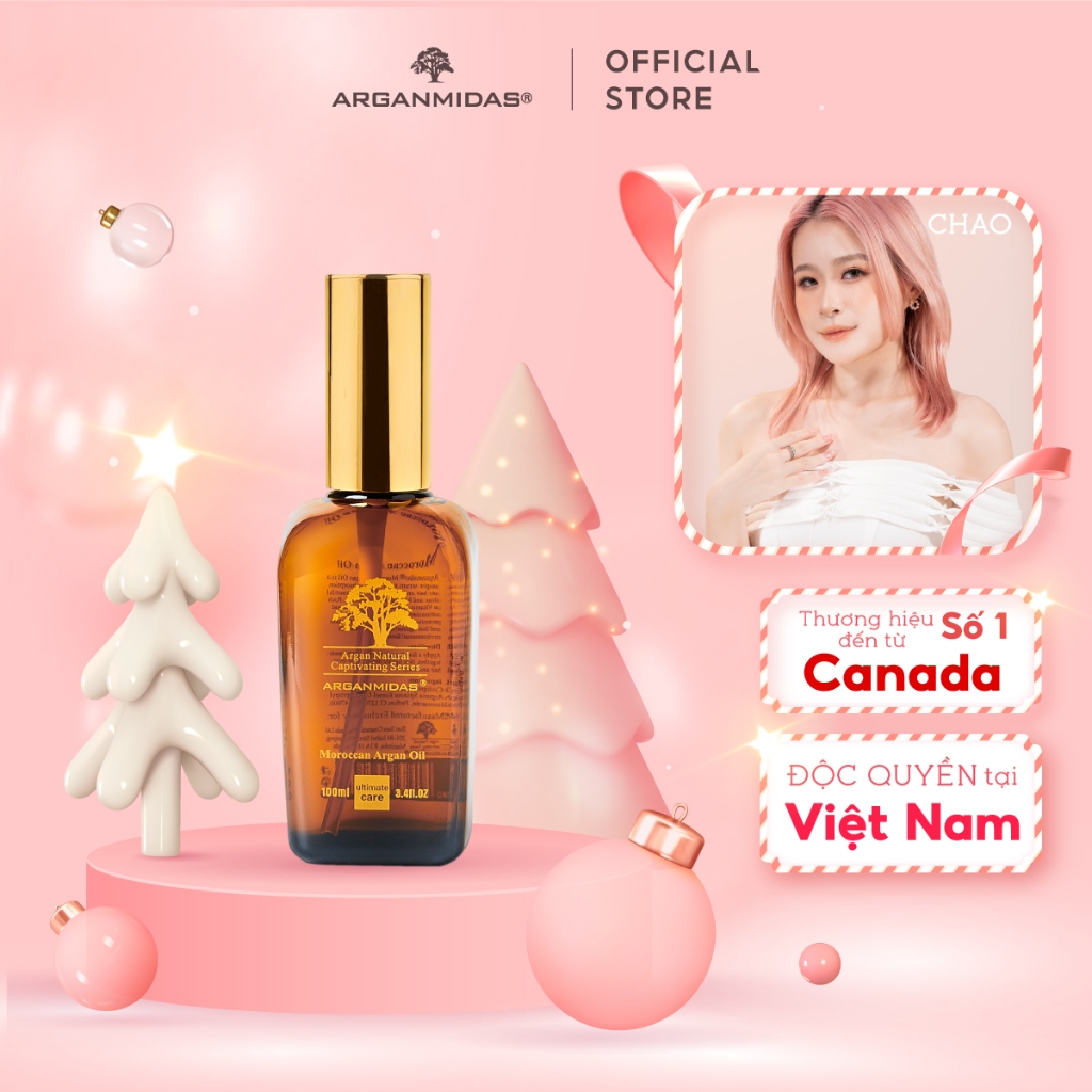 Serum dưỡng tóc chuyên sâu, phục hồi hư tổn từ dầu Argan Moroccan Arganmidas - 100ml