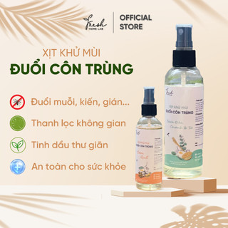  Bình xịt tinh dầu đuổi muỗi và côn trùng, khử mùi thơm phòng thiên nhiên Fresh Home Lab