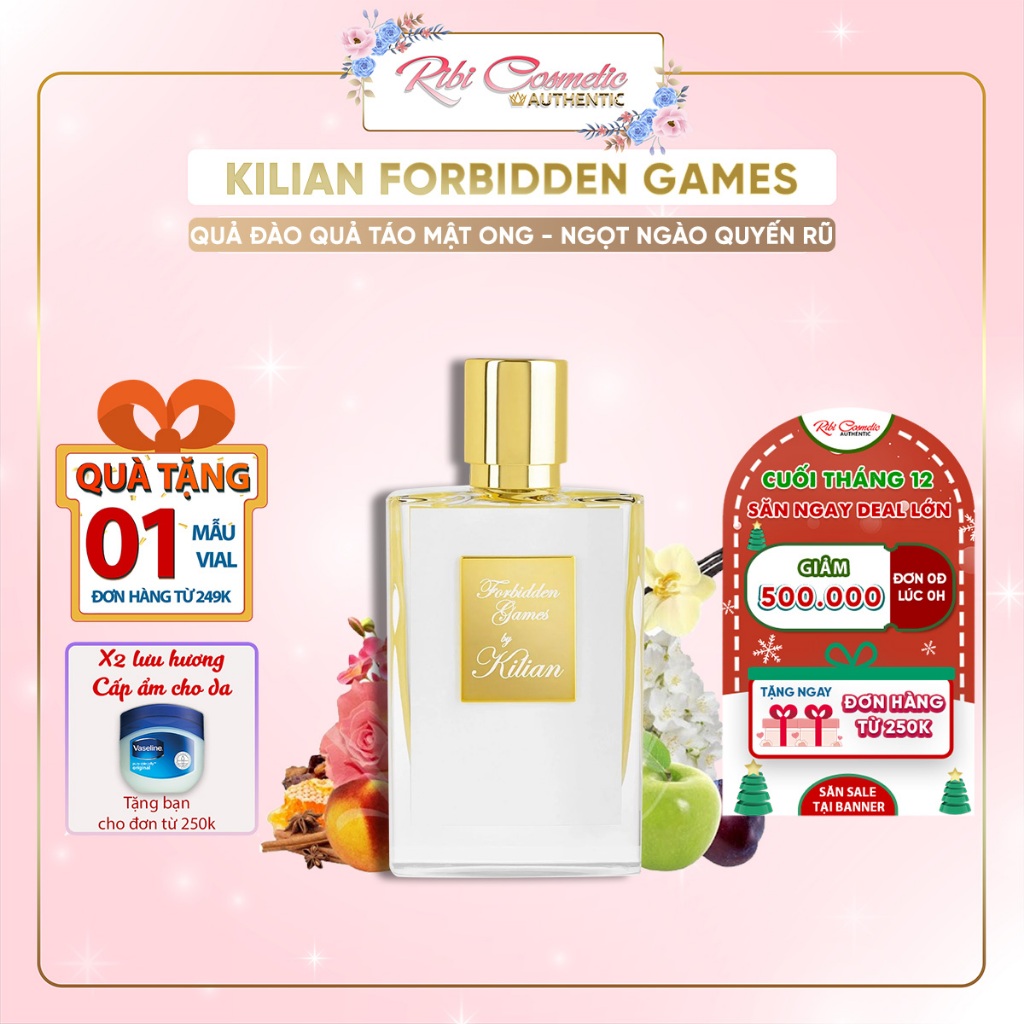Nước Hoa Nữ Thơm Lâu Kilian Forbidden Games - Vị Ngọt Đầu Môi Làm Chủ Cuộc Chơi Khơi Mào Cảm Xúc Ribicosmetics