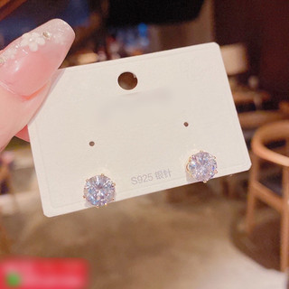 Mã S5 Bông tai nữ bông tai nụ đá size 5mm JOIDI Khuyên tai chốt bạc đính đá sang chảnh