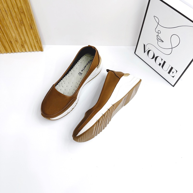 Slip on da thật đế xuất dư - 1082