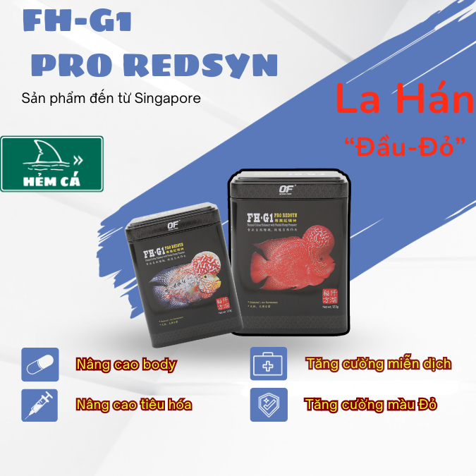 THỨC ĂN (CÁM) LA HÁN ĐỎ VÀ ĐẦU CAO CẤP - OF FH-G1