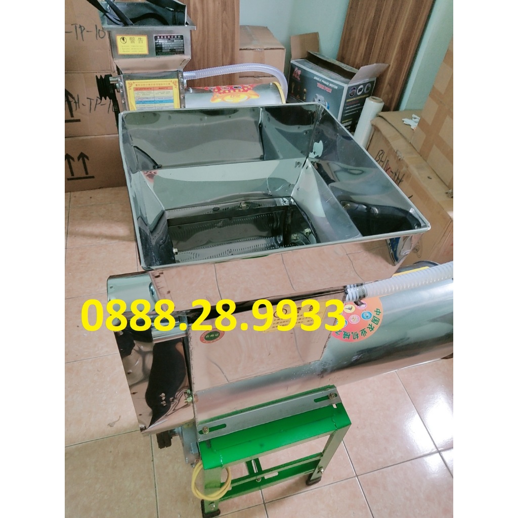 Máy xay vắt tách bã liên hoàn củ bình tinh, củ nghệ tươi, sắn dây, dong riềng