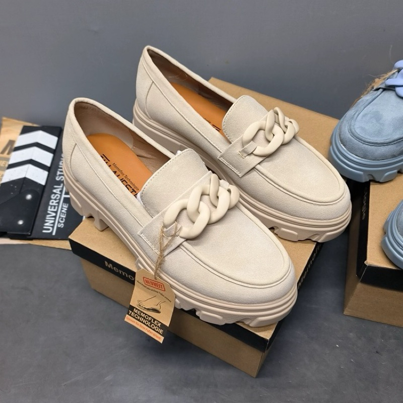 🌿ORDER- Giày Moca da lộn mix xích - hàng xuất Âu 36-41🍓