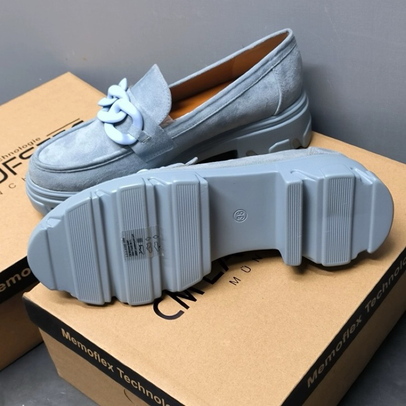 🌿ORDER- Giày Moca da lộn mix xích - hàng xuất Âu 36-41🍓